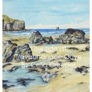Low tide at Trevaunance Cove - Limited Edition Print