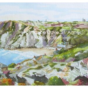 View across Trevaunance Cove