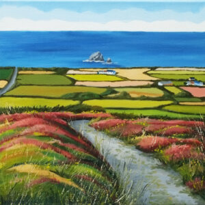 Path down from St. Agnes Beacon - SOLD